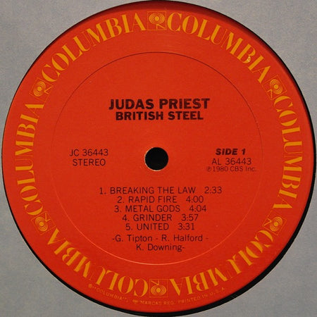 Judas Priest : British Steel (LP, Album)