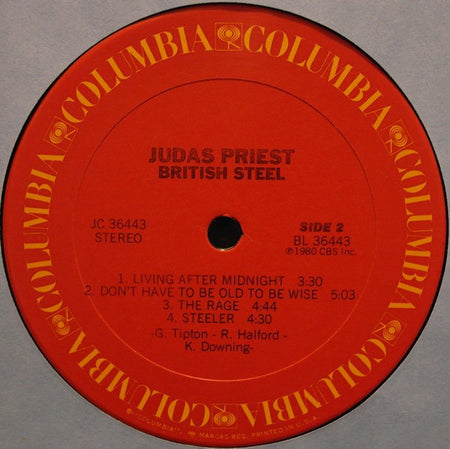 Judas Priest : British Steel (LP, Album)