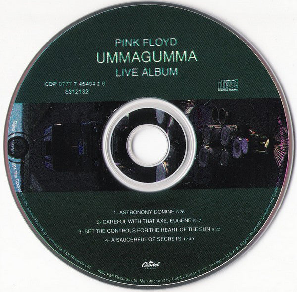 Pink Floyd : Ummagumma (2xCD, Album, RE, RM)