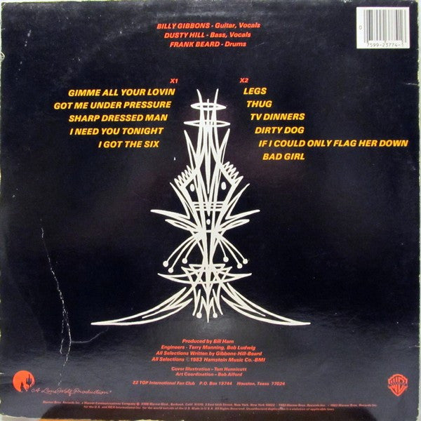 ZZ Top : Eliminator (LP, Album, SRC)
