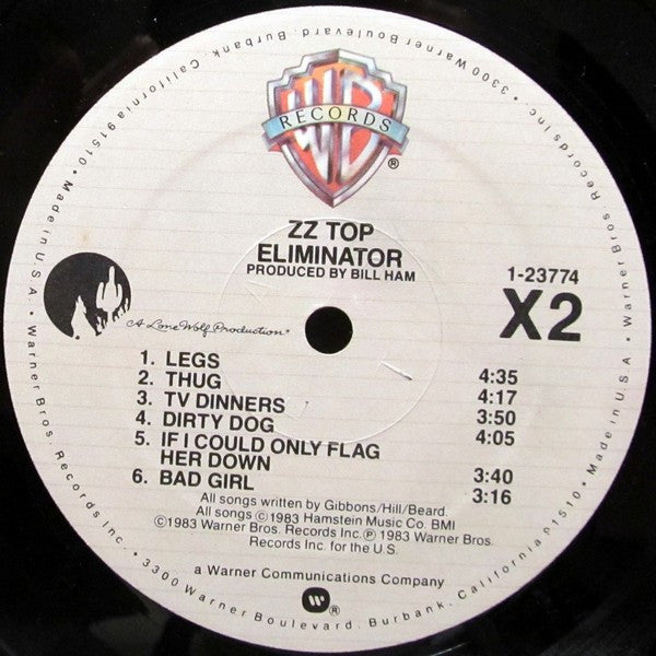 ZZ Top : Eliminator (LP, Album, SRC)