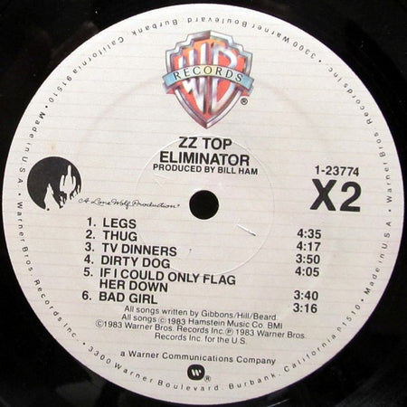 ZZ Top : Eliminator (LP, Album, SRC)
