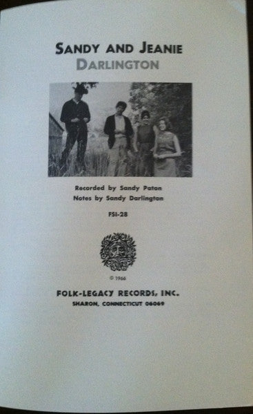 Sandy And Jeanie : Songs And Ballads Sung By Sandy And Jeanie Darlington (LP, Album)