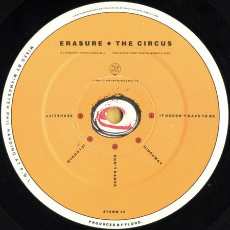 Erasure : The Circus (LP, Album, Dam)