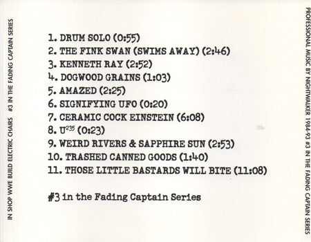 Nightwalker (2) : In Shop We Build Electric Chairs: Professional Music By Nightwalker 1984-93 (CD, Album)