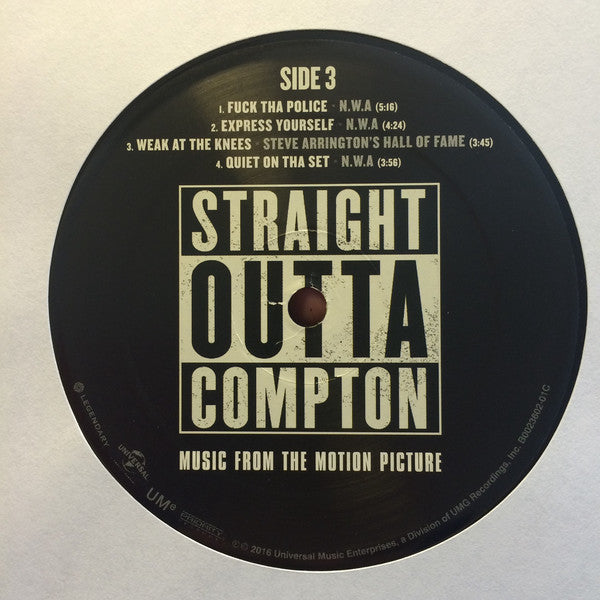 Various : Straight Outta Compton (Music From The Motion Picture) (2xLP, Comp, Gat)