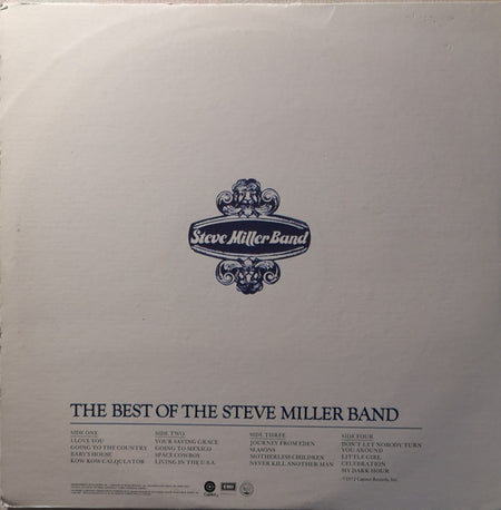 Steve Miller Band : Anthology (2xLP, Comp, RE, Jac)
