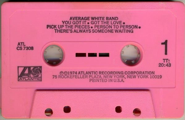 Average White Band : AWB (Cass, Album)