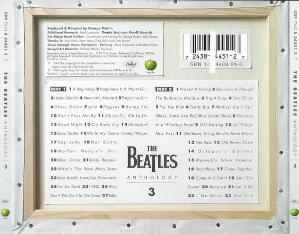 The Beatles : Anthology 3 (2xCD, Album, Mono, Promo)