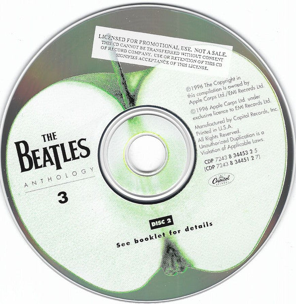 The Beatles : Anthology 3 (2xCD, Album, Mono, Promo)