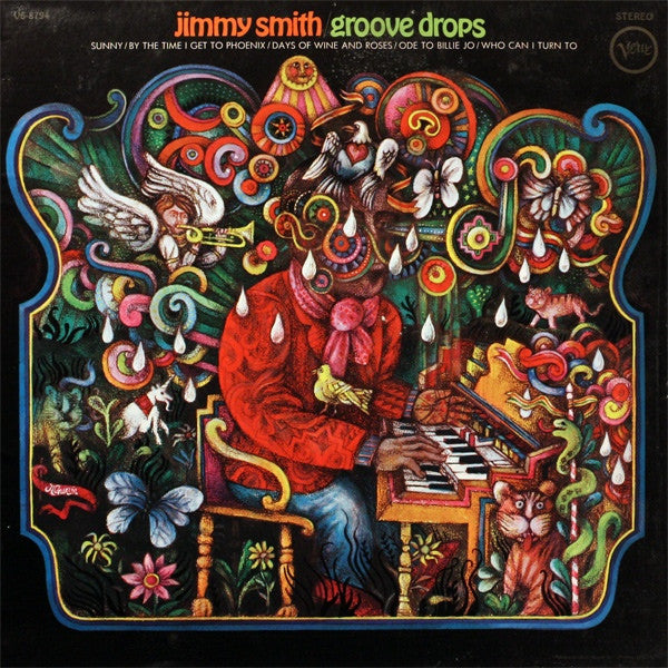 Jimmy Smith : Groove Drops (LP, Album, Promo)
