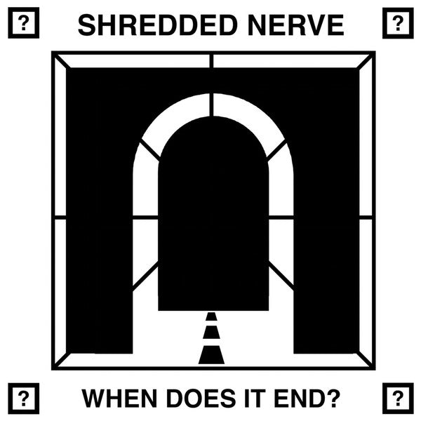Shredded Nerve : When Does It End? (7", Shape, S/Sided, Fle)