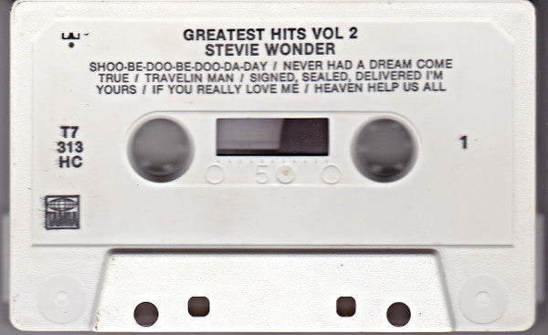 Stevie Wonder : Stevie Wonder's Greatest Hits Vol. 2 (Cass, Comp)