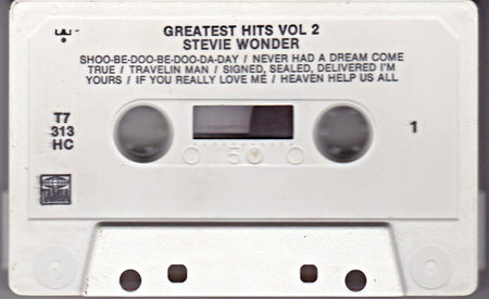 Stevie Wonder : Stevie Wonder's Greatest Hits Vol. 2 (Cass, Comp)
