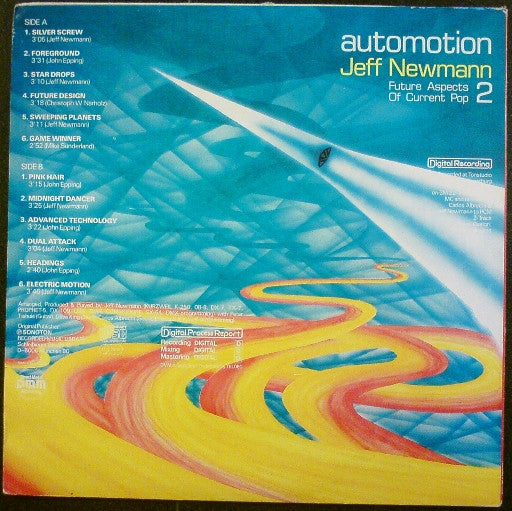Jeff Newmann : Automotion 2 (Future Aspects Of Current Pop) (LP)