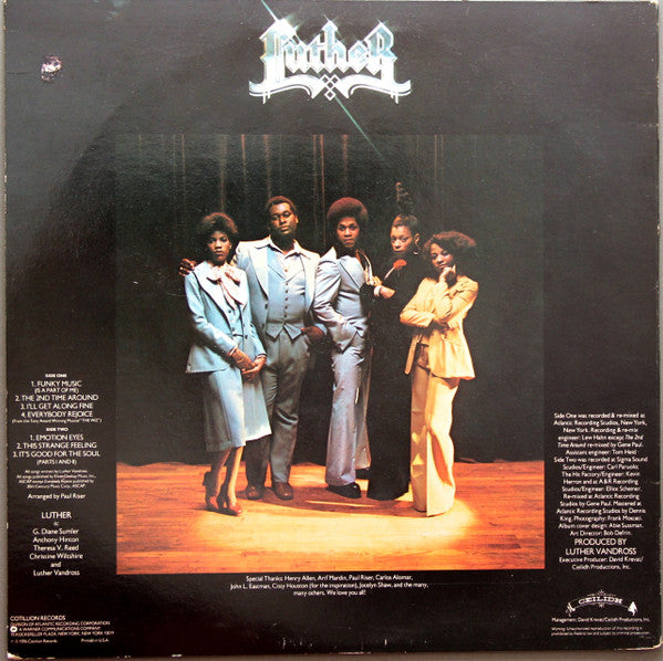 Luther : Luther (LP, Album, PR)