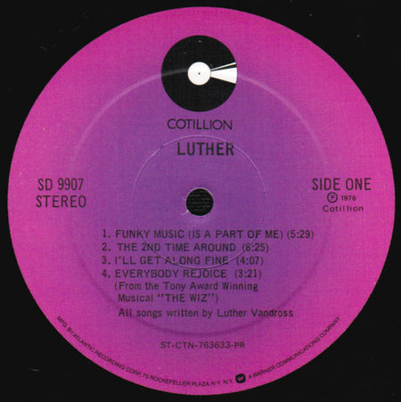 Luther : Luther (LP, Album, PR)