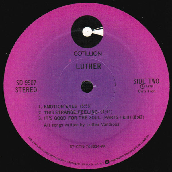 Luther : Luther (LP, Album, PR)