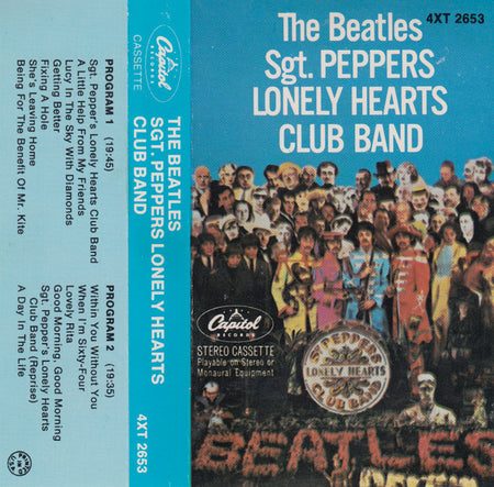 The Beatles : Sgt. Pepper's Lonely Hearts Club Band (Cass, Album, RE)