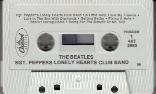 The Beatles : Sgt. Pepper's Lonely Hearts Club Band (Cass, Album, RE)