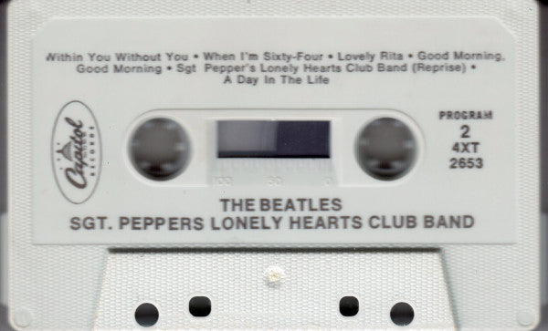 The Beatles : Sgt. Pepper's Lonely Hearts Club Band (Cass, Album, RE)