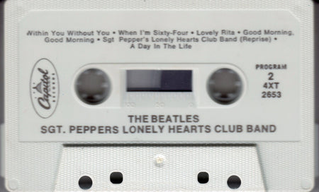 The Beatles : Sgt. Pepper's Lonely Hearts Club Band (Cass, Album, RE)