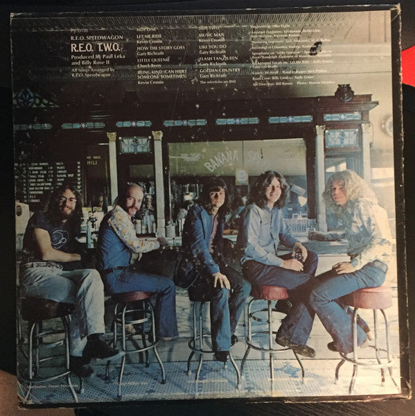 REO Speedwagon : R.E.O./T.W.O. (LP, Album, RE, Ter)