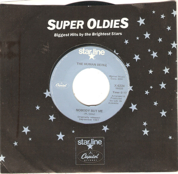 The Human Beinz / People (4) : Nobody But Me / I Love You (7", RE)