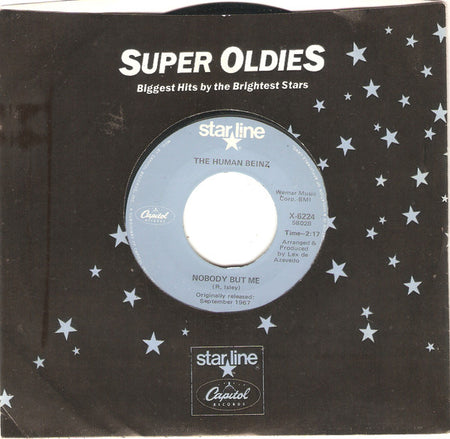 The Human Beinz / People (4) : Nobody But Me / I Love You (7", RE)