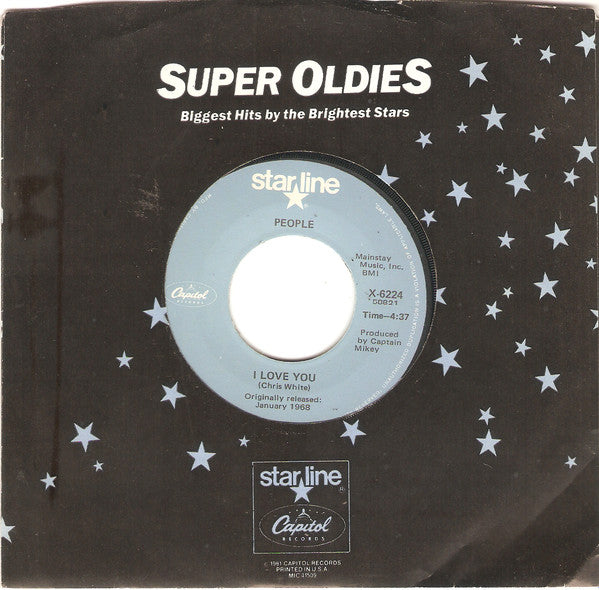 The Human Beinz / People (4) : Nobody But Me / I Love You (7", RE)