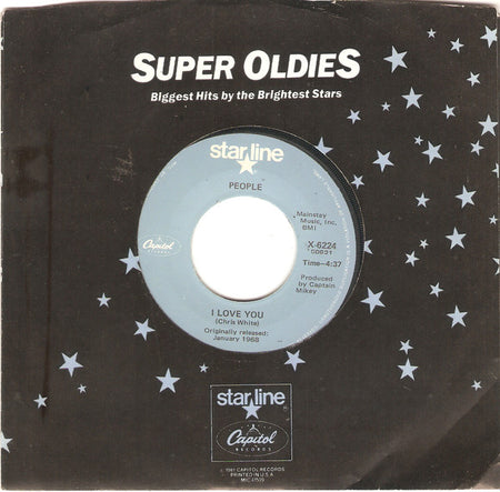 The Human Beinz / People (4) : Nobody But Me / I Love You (7", RE)