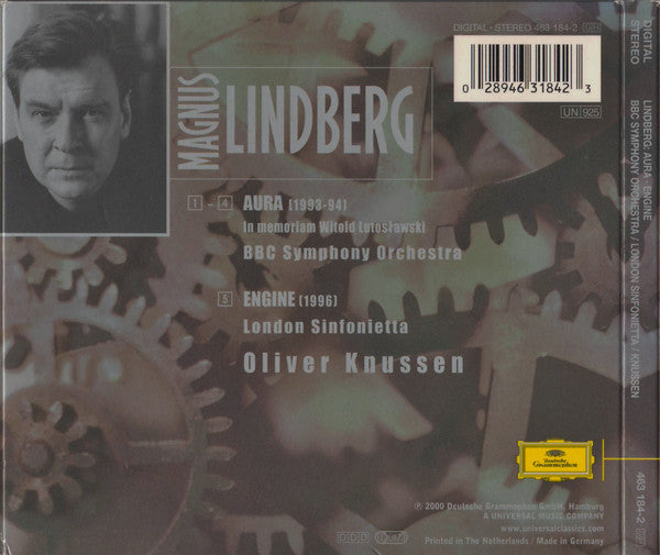 Magnus Lindberg - BBC Symphony Orchestra / London Sinfonietta, Oliver Knussen : Aura · Engine (CD)