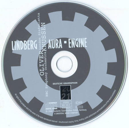 Magnus Lindberg - BBC Symphony Orchestra / London Sinfonietta, Oliver Knussen : Aura · Engine (CD)