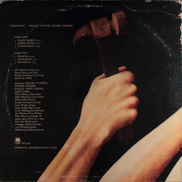 Spooky Tooth / Pierre Henry : Ceremony: An Electronic Mass (LP, Album, Ter)