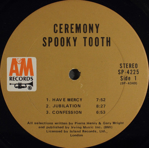 Spooky Tooth / Pierre Henry : Ceremony: An Electronic Mass (LP, Album, Ter)