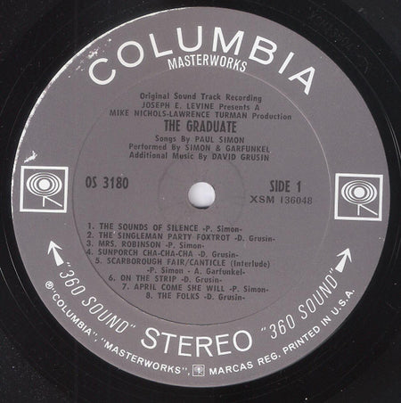 Simon & Garfunkel, Dave Grusin : The Graduate (Original Sound Track Recording) (LP, Album, Ter)