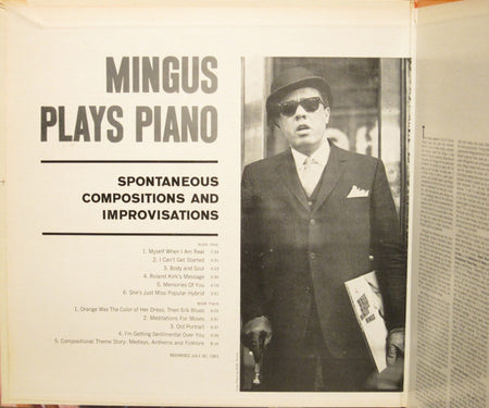 Mingus* : Mingus Plays Piano (Spontaneous Compositions And Improvisations) (LP, Album, RE, Gat)