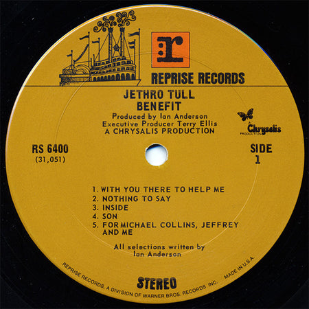 Jethro Tull : Benefit (LP, Album, RP)