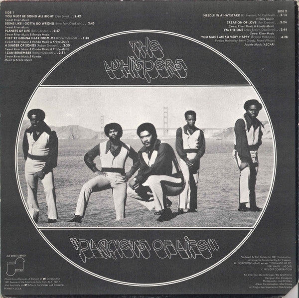 The Whispers : Planets Of Life (LP, Album, RE)