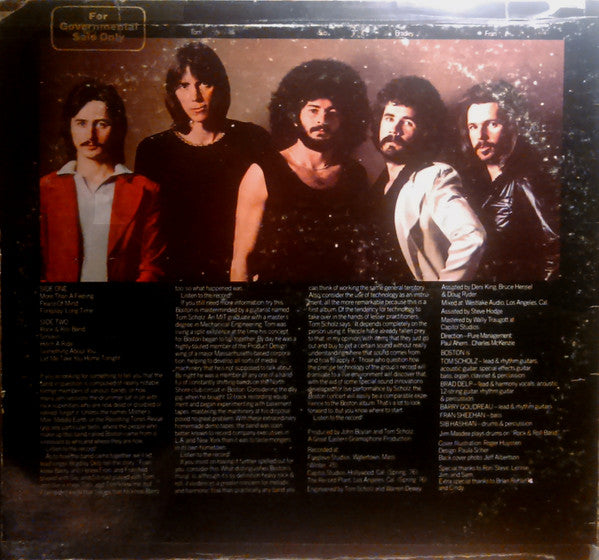 Boston : Boston (LP, Album, Gol)