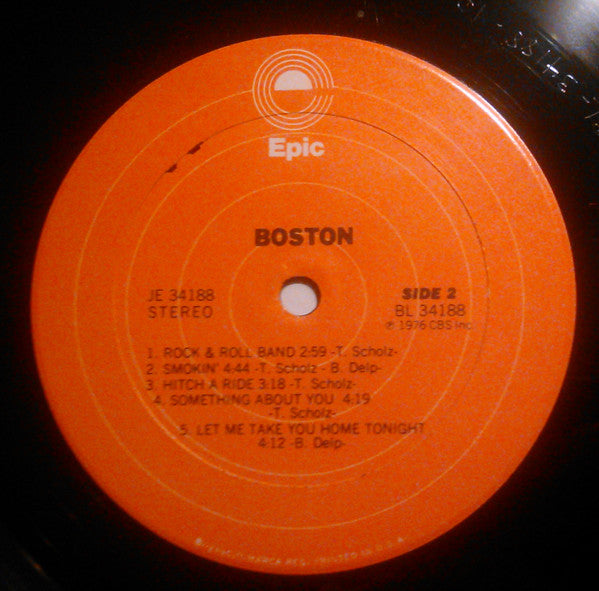 Boston : Boston (LP, Album, Gol)