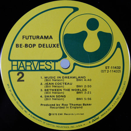 Be+Bop Deluxe* : Futurama (LP, Album, Jac)