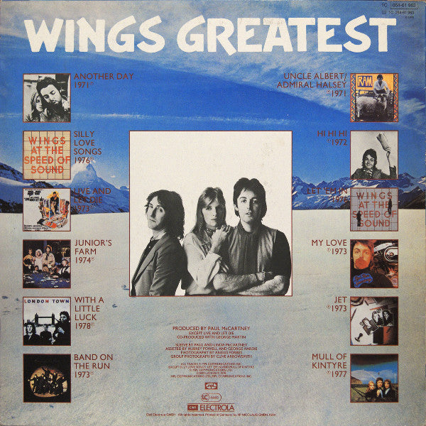 Wings (2) : Wings Greatest (LP, Comp)