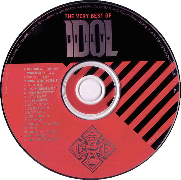 Billy Idol : Idolize Yourself (The Very Best Of) (CD, Comp, Club, RM)