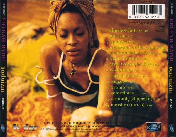 Erykah Badu : Baduizm (CD, Album, RP, Ger)