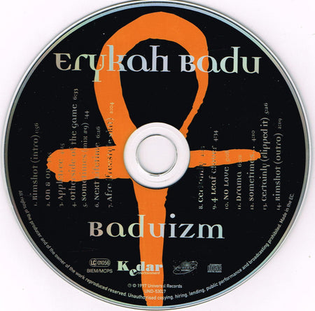 Erykah Badu : Baduizm (CD, Album, RP, Ger)