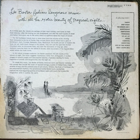 Les Baxter : Caribbean Moonlight (LP, Album, Mono, RE)