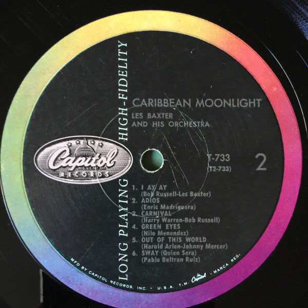 Les Baxter : Caribbean Moonlight (LP, Album, Mono, RE)