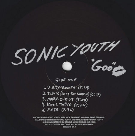 Sonic Youth : Goo (LP, Album, RE, RM)