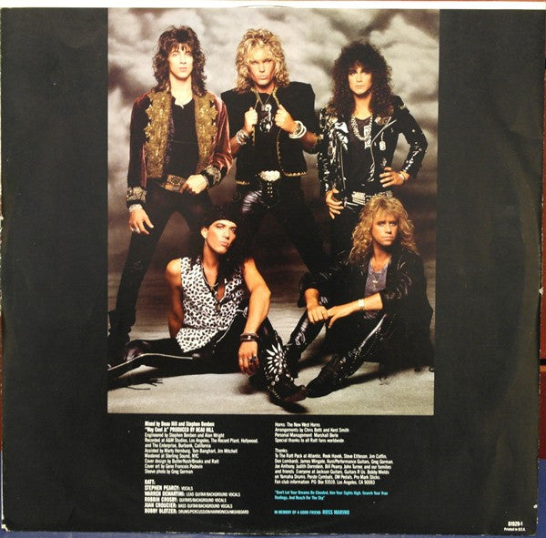 Ratt : Reach For The Sky (LP, Album, Club)